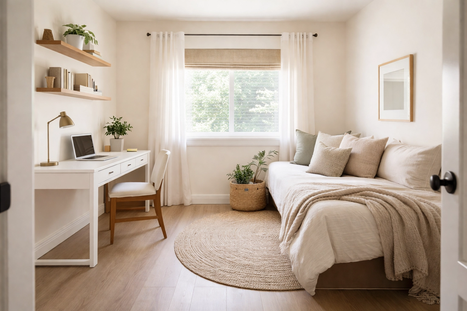 Beautifully staged living room in Edmonton to increase home resale value