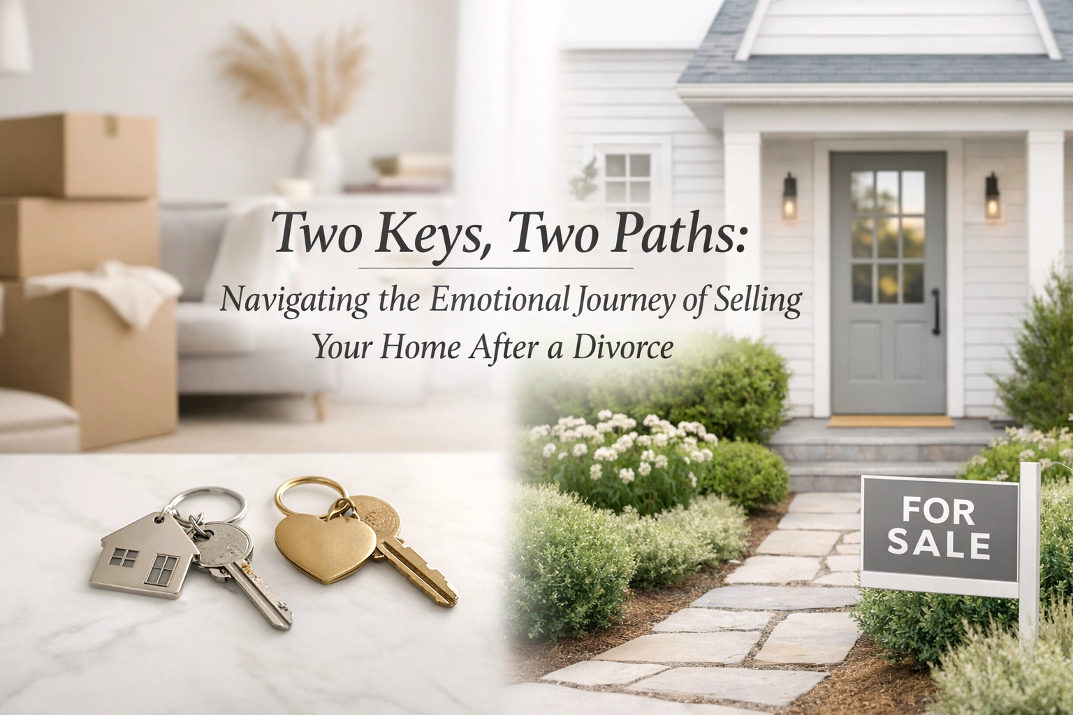 Two Keys, Two Paths: Navigating the Emotional Journey of Selling Your Home After a Divorce